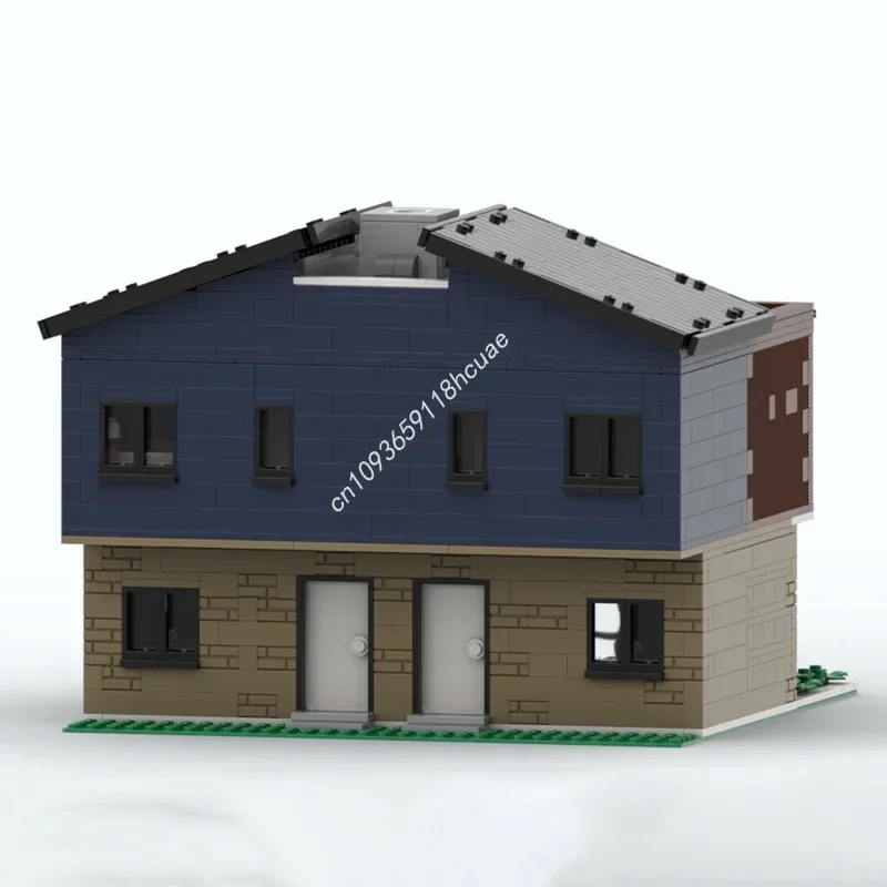 2019pcs MOC Modular Modern Townhouse Modular Buildings Building Blocks Christmas Unique DIY Gift Designed For Kids Creat Gift