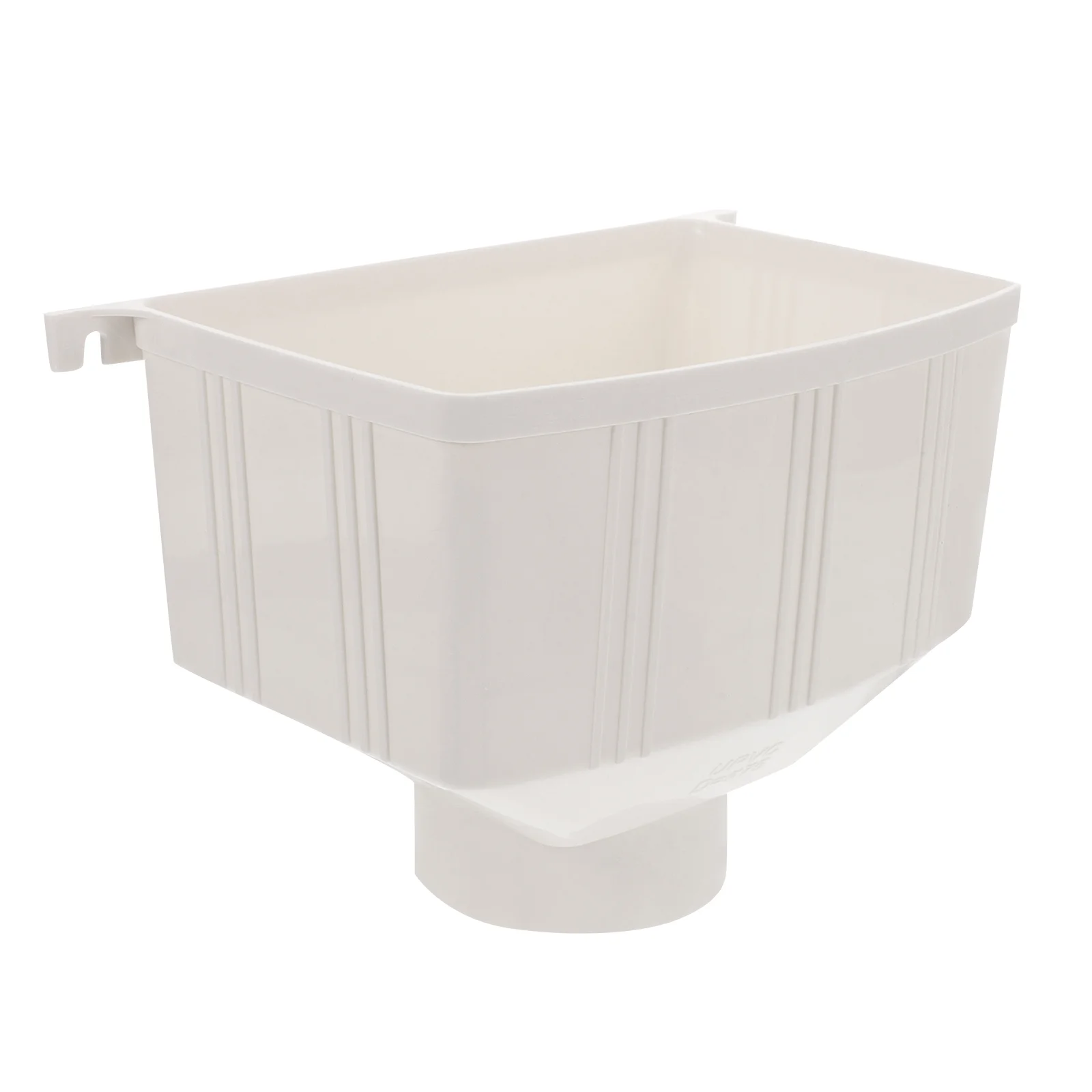 PVC Rain Bucket Gutter Downspout Adapter Diverter Extender Rainwater Drainage Pipe Collection System Connector