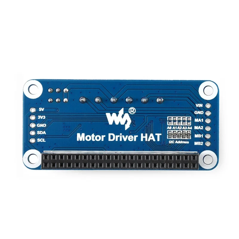 I2C Interface Motor Driver HAT Raspberry Pi Onboard PCA9685 Chip TB6612FNG Dual H-Bridge