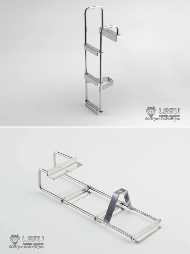 RC 1/14 Truck Garbage Can Modification Small Staircase for Tamia Truck DIY Parts