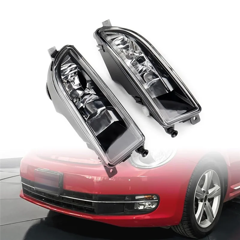 

Plain Front Bumper Fog Lamp Light For VW Beetle 5C 2012-2016 Accessories Replace 5C5941699A 5C5941699B 5C5941700A 5C5941700B