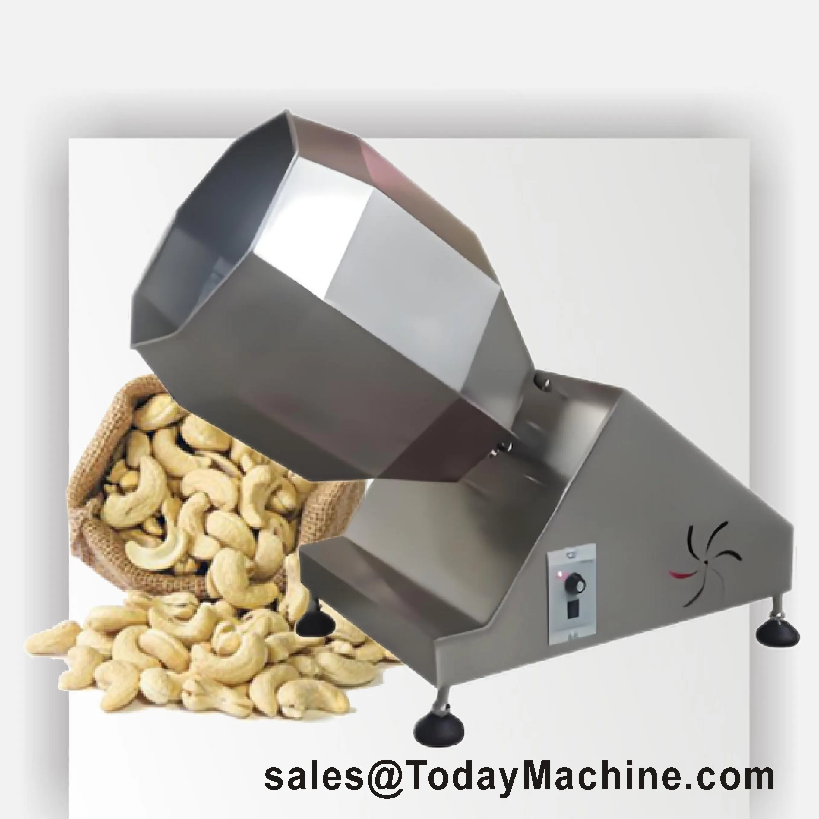 وصول جديد آلة بهلوان التوابل سهلة التنظيف آلة توابل رقائق البطاطس آلة خلط المثمن الكهربائية #2