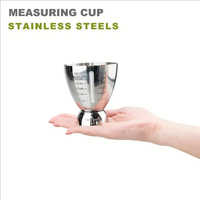 Bar Cocktail Jigger Measured Double 1-6 oz Measuring Jiggers, Stainless Steel tools Cup shaker