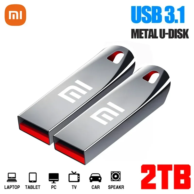 Xiaomi 2TB Usb 3.0 Flash Drives High Speed Metal Pendrive 1TB 512GB 256GB Portable Usb Drive Waterproof Memoria Usb Flash Disk