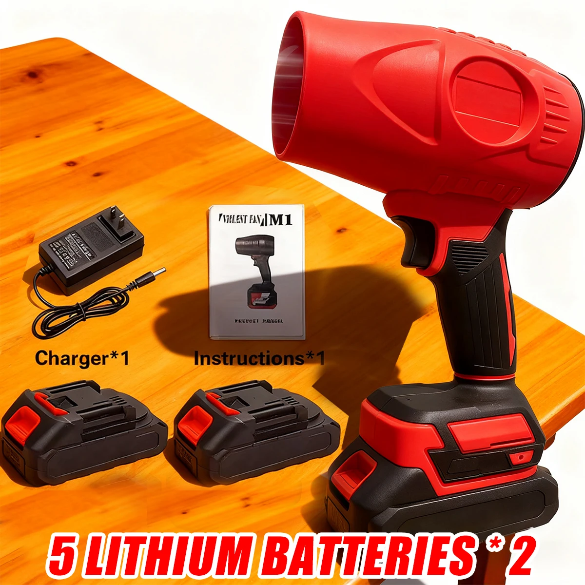 مجفف شعر توربو جيت، منفاخ أوراق شجر لاسلكي كهربائي Rpm، مجفف شعر نفاث 21 فولت، منفاخ هواء عالي الضغط، منفاخ سيارة محمول باليد #1