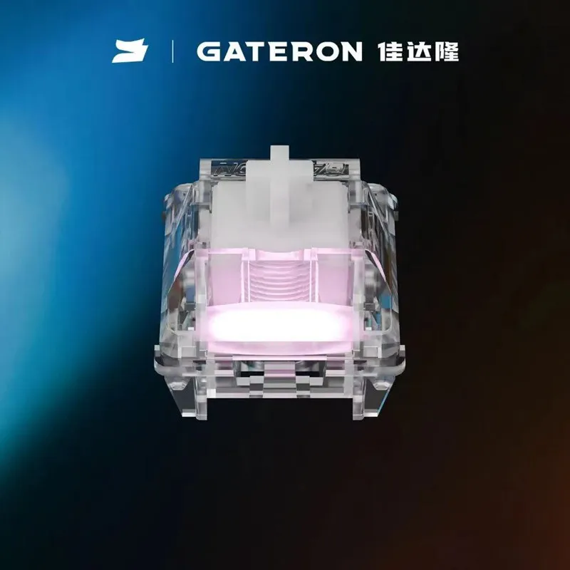 GATERON Magnetic Jade Air switch, Linear, Freely setting, RT, Dual-rail Hall Sensor HE Effect Magnetic Keyboard Gaming Office