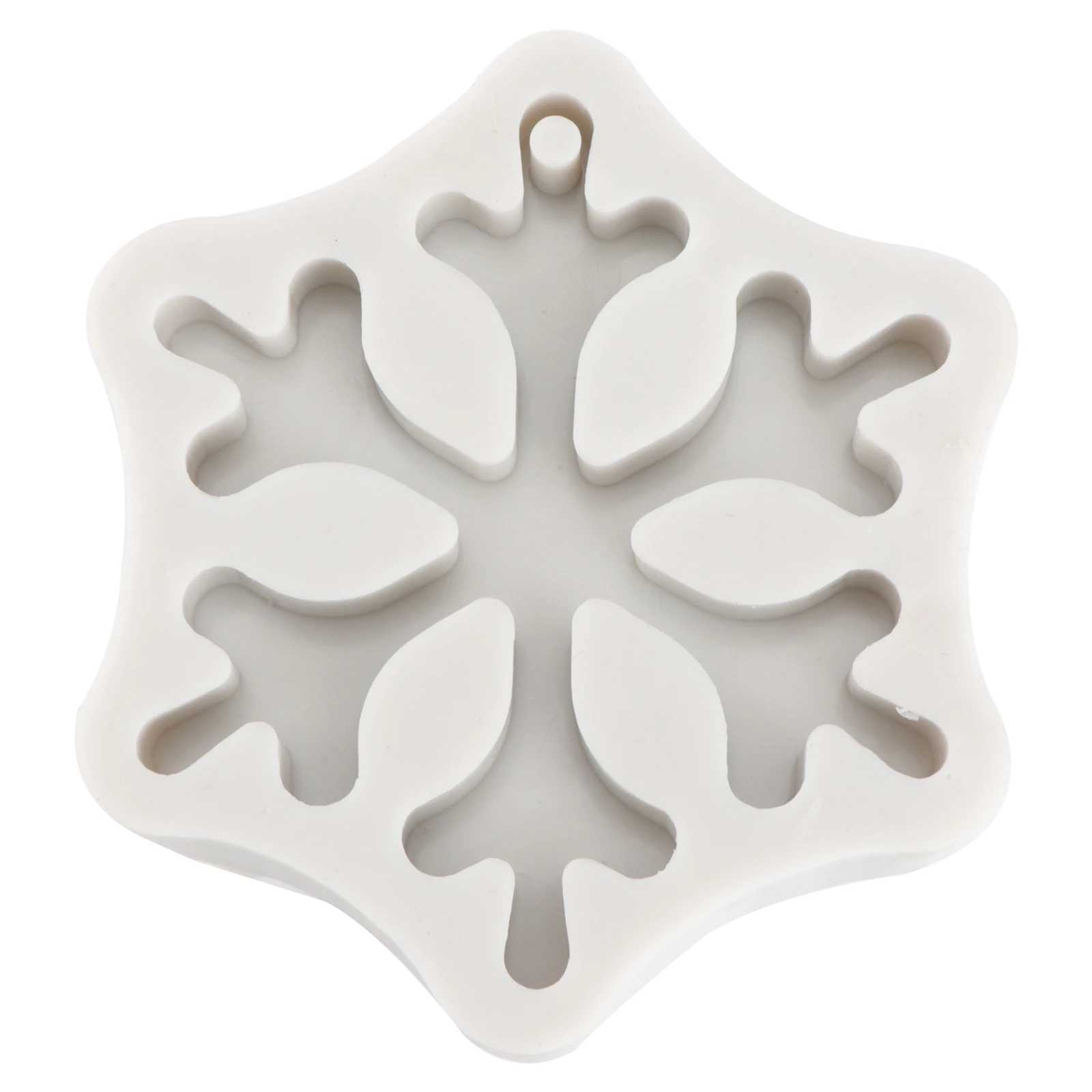 

Reusable Large Snowflake Cake Mold Silicone DIY Baking Tool for Chocolate Pudding Mousse Christmas Dessert Decorating Flexible