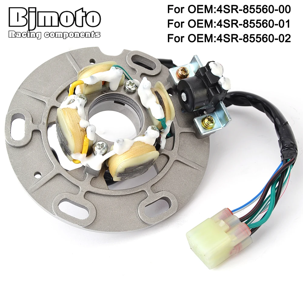 Motorcycle Stator Coil For Yamaha YZ250 YZ250H1 1996 YZ 250 YZ250J1 COMPETITION 1997 4SR-85560-00 4SR-85560-01 4SR-85560-02