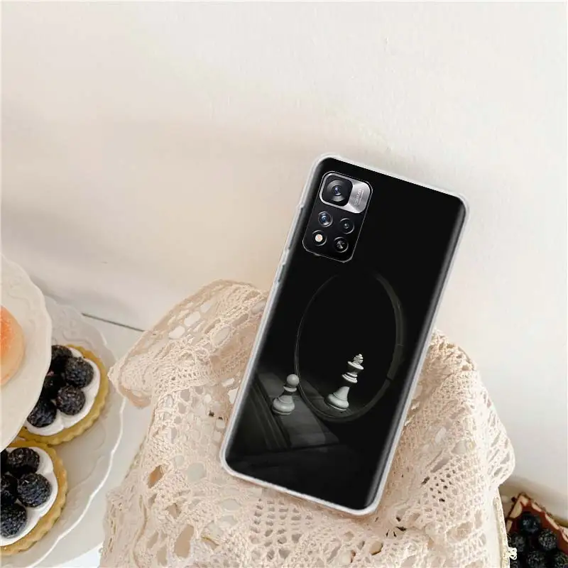 Competitive Chess Game Phone Case For Xiaomi Poco X3 GT X4 NFC M4 M5 M5S X7 X6 X5 Pro 5G M3 Mi F6 F5 F4 F3 F2 F1 M2 Capa Coque H