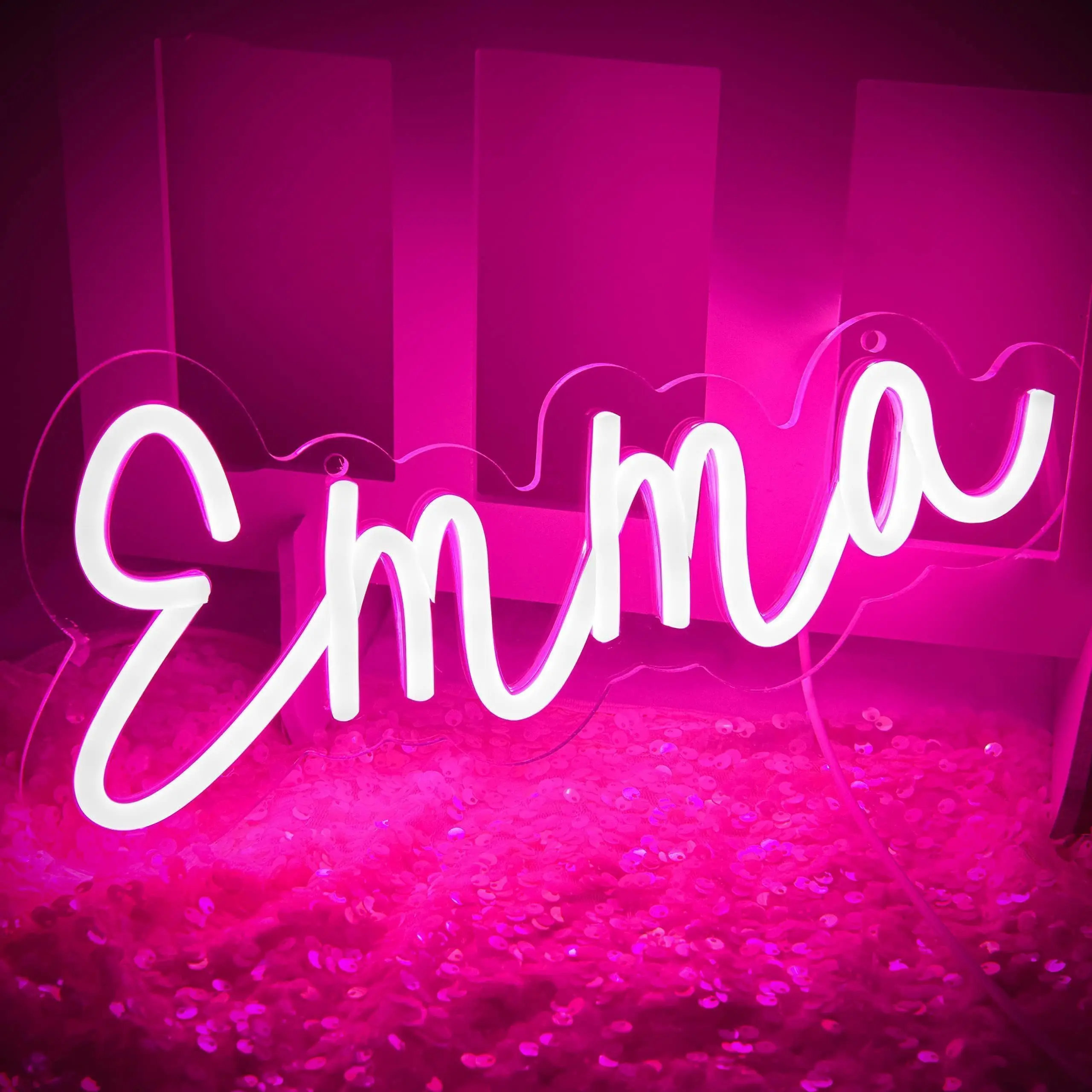 Emma's Delight LED Neon, USB Powered Dimmable LED Neon, Suitable for Game Rooms, Men's Caves, Party Wall Decorations