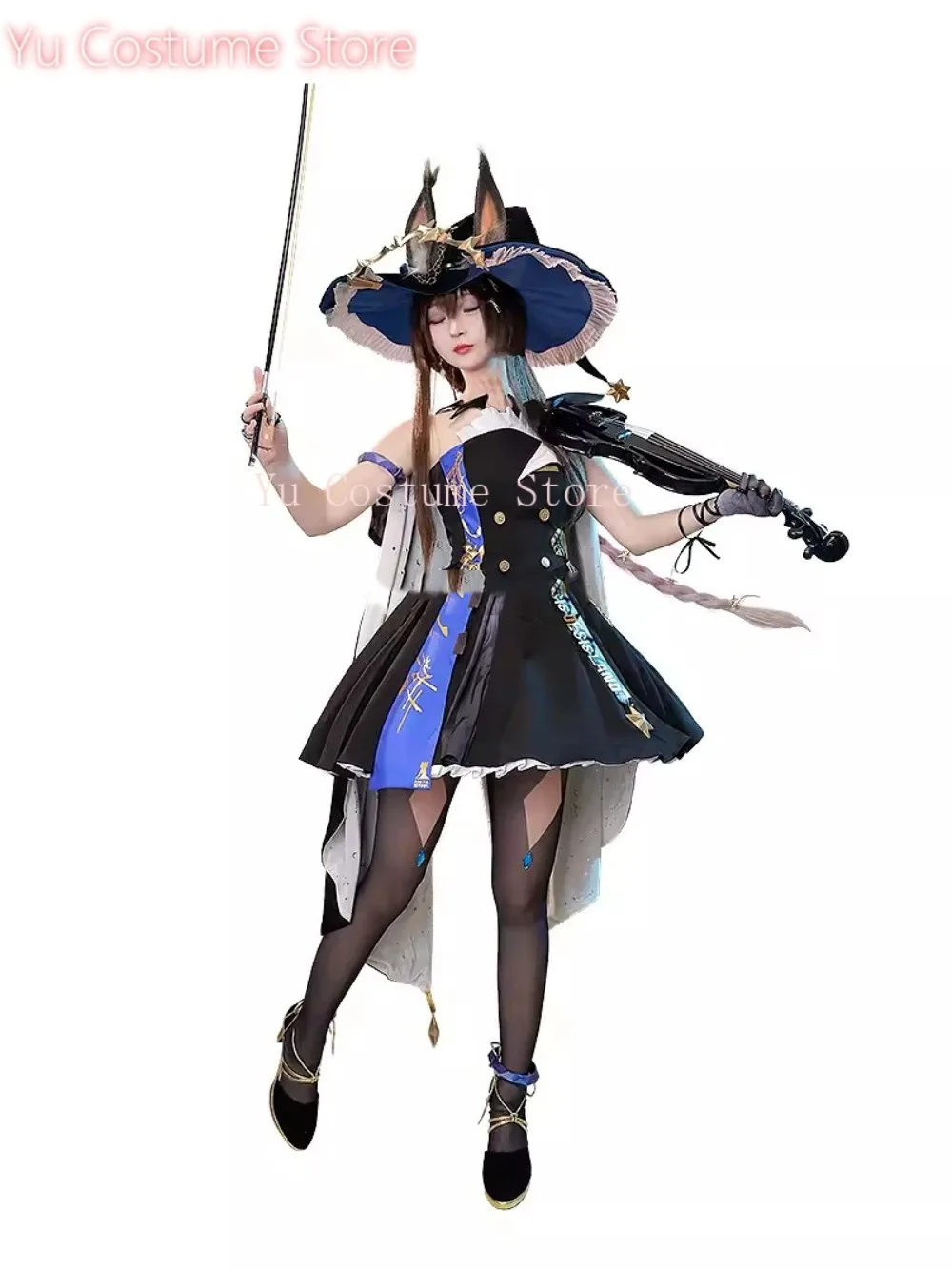 

Yu Arknights Amiya 2024, AMBIENCE SYNESTHESIA, игровой костюм, милое платье, карнавальный костюм, вечерние костюмы на Хэллоуин, женский наряд для ролевых игр