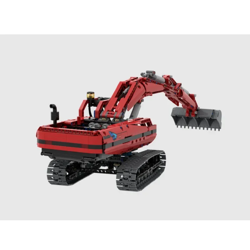 

MOC-213565 New City Classic Modern Excavator Building Blocks Model, 1198 Parts, Boys' Children's Birthday Christmas Toy Gift