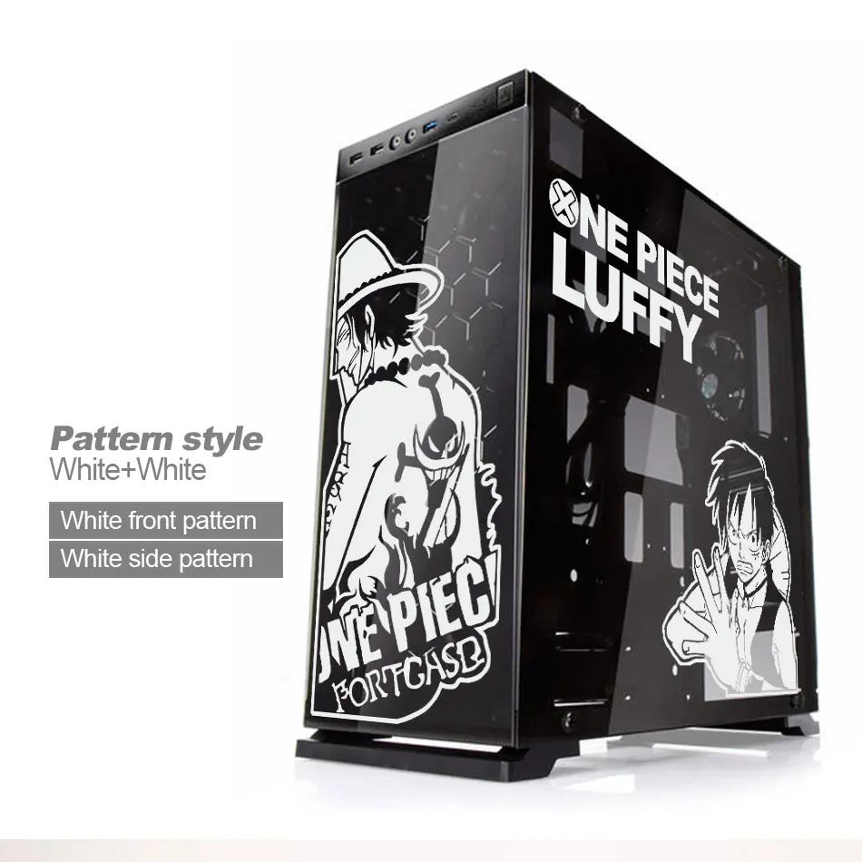 One Piece peripheral stickers decorative paintings Luffy Zoro Ace anime computer case car anime peripheral waterproof stickers