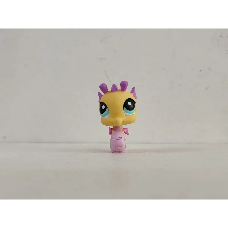 LPS Action Figure littlest pet shop Yellow Purple Seahorse #426 kid toy