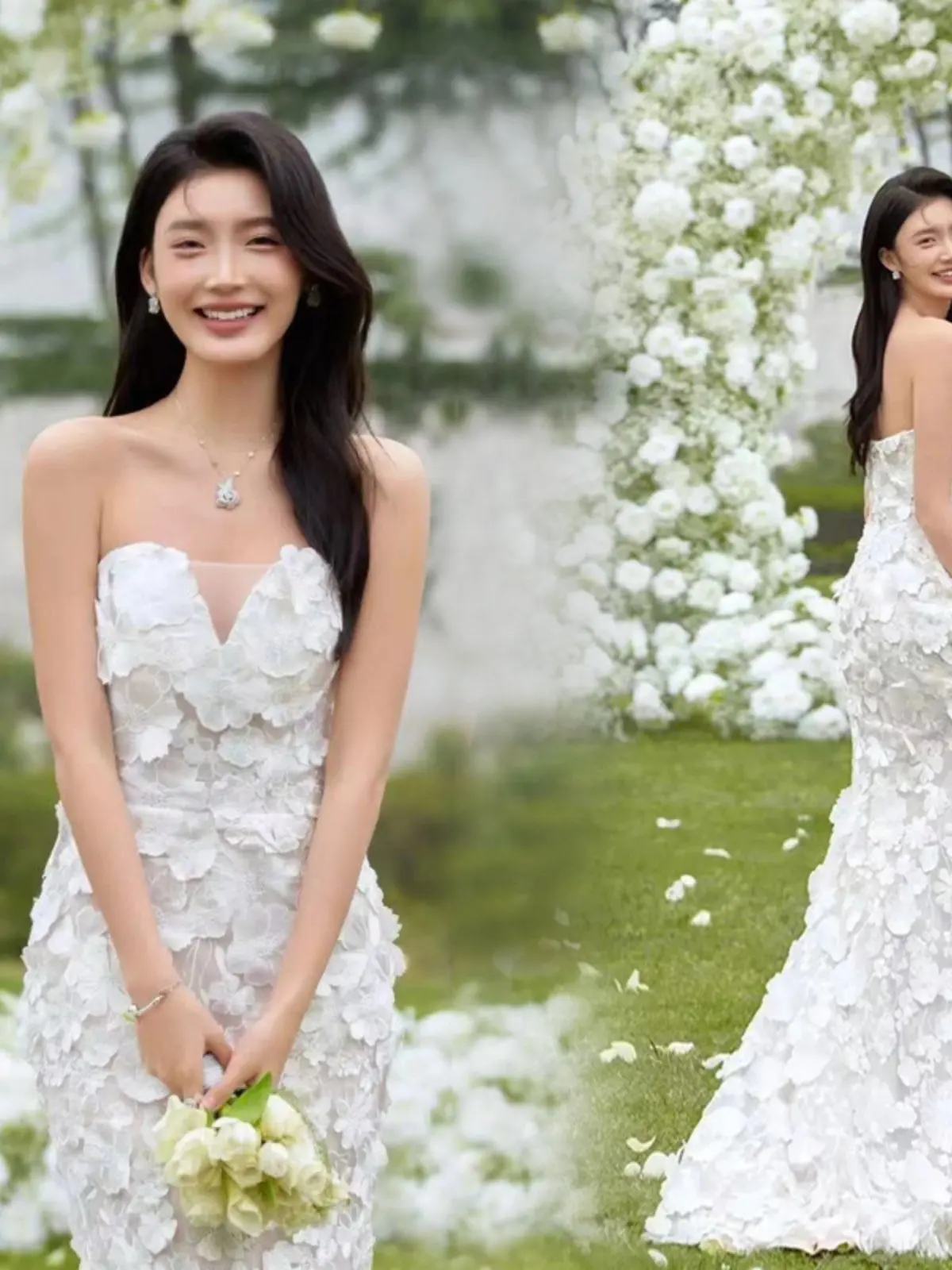 

Lace Bridal Gown Main Dr Birthday Celebration Dr Toast Dr Morning Robe New 2025 Angel Wedding Dr Faionable Hand...