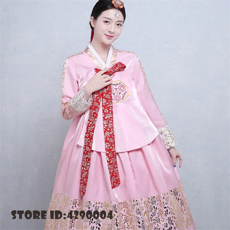 Hanbok Stage Performance Suit Traditional Korean Hanbok Wedding Dress Improved Korean Court Costume Elegant National Dance Wear
