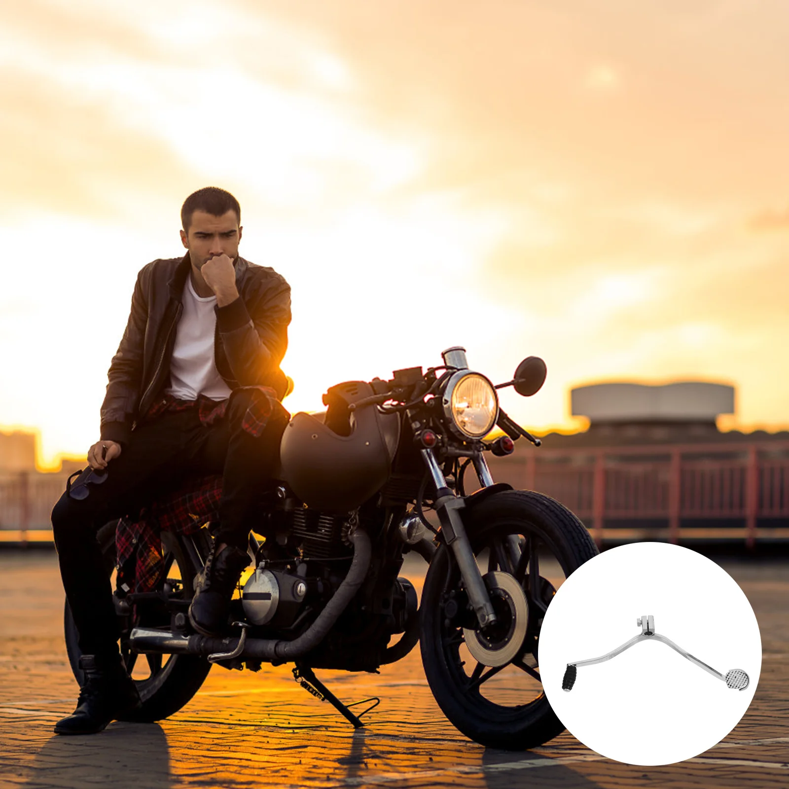 

Gn125 Motorbike Gear Lever Replacement Heavy Duty Alloy Material Fits Most Motorcycles Ergonomic Design Comfortable Shifting