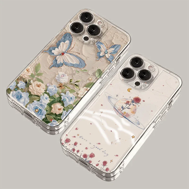 花植物ケース三星銀河 A56 5 グラム A55 A16 A15 A36 A54 A52 A53 A14 A05 A05S A06 A25 A26 A33 A34 A35 A32 蝶カバー