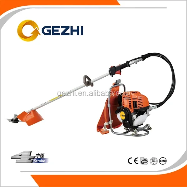 35.8cc high quality 4 Stroke knapsack gasoline  brush cutter BG350 with CE EMC GS Certification