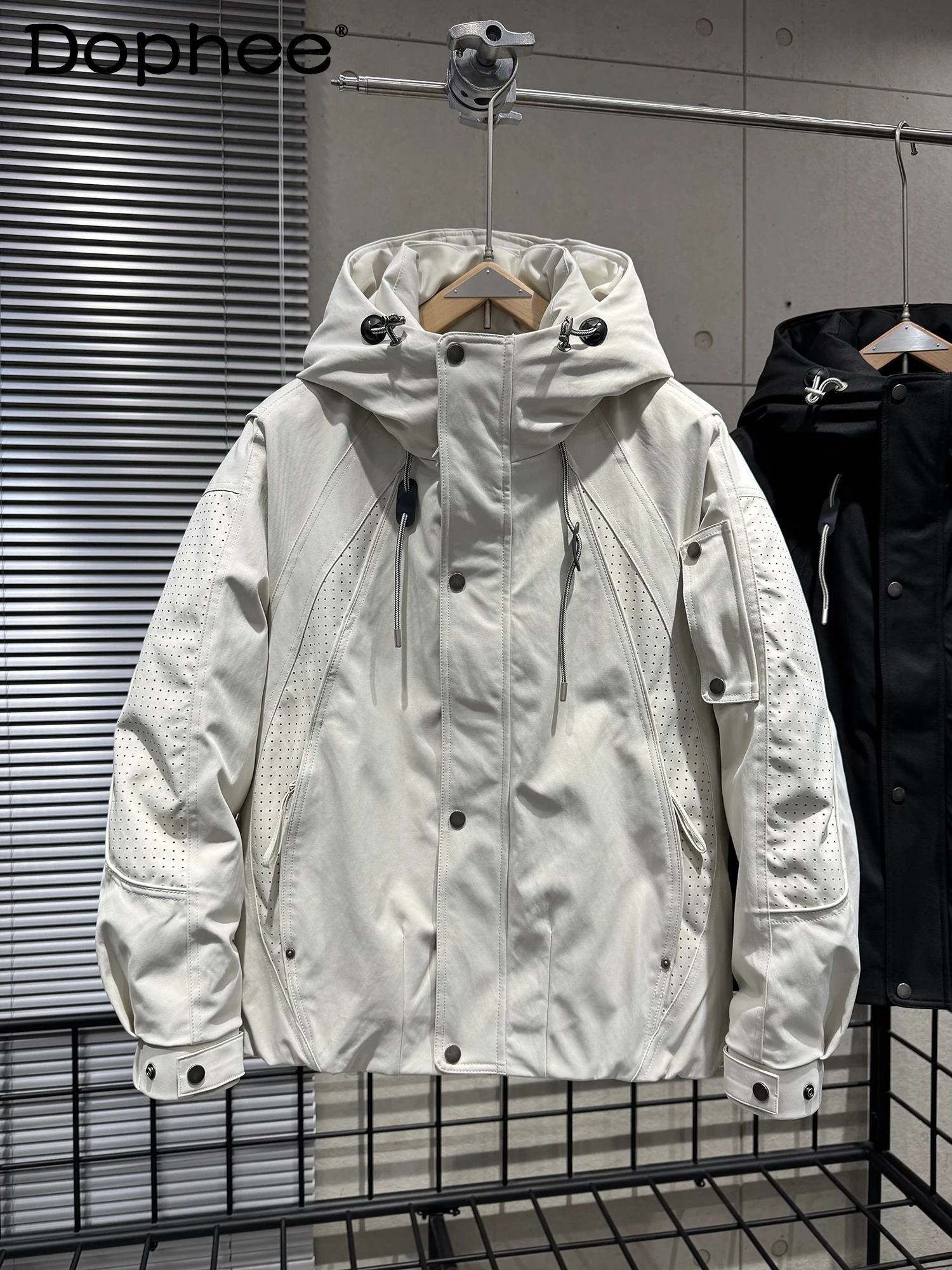 

Winter New Outdoor Thickened Down Jacket for Men Youth Fashion Workwear Windproof Short Down Fashion Trendy Coat