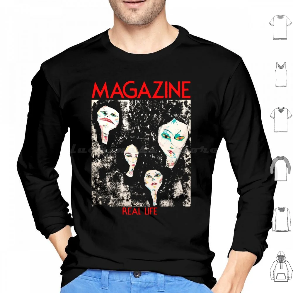 Magazine-Real Life Premium Hoodie cotton Long Sleeve Siouxsie And The Banshees Siouxsie And The Banshees Long Sleeve