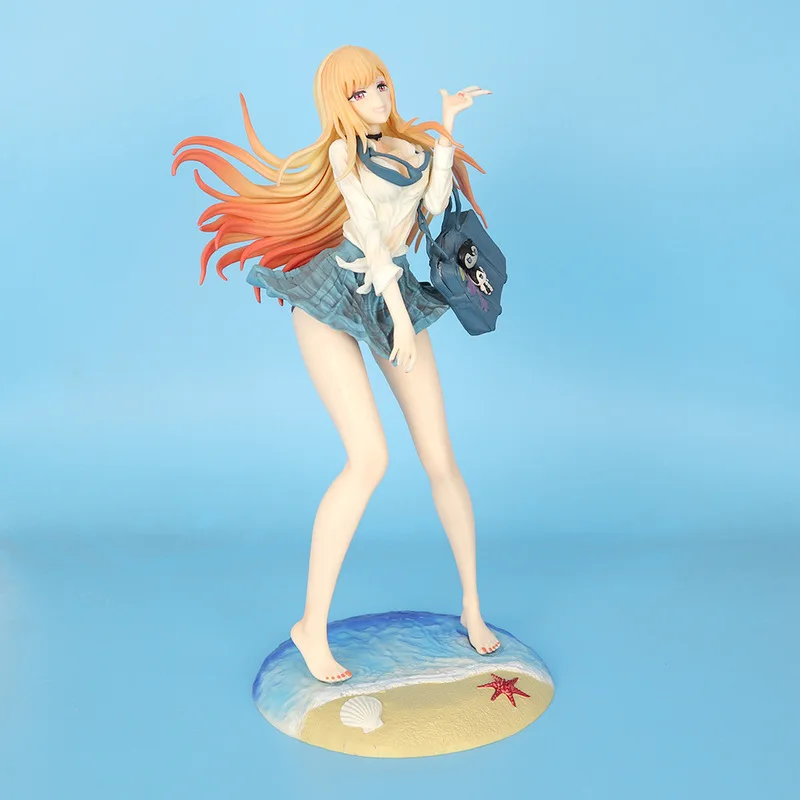 

New Standing Posture Hot Hand Xiduo Chuanhai Dream Anime School Uniform Cartoon Beach Character Model Tabletop Decoration Gift