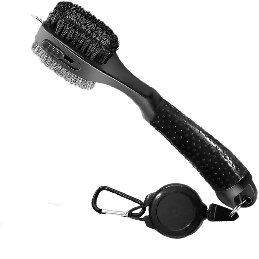 

High Quality Cleaner Cleaning Tool Sporting Goods Retractable Groove Cleaner Golf Club Brush Golf Accessories Sharpener Tool
