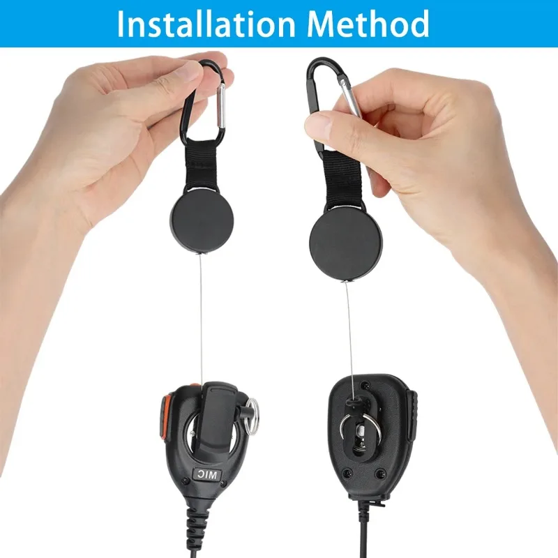 4 STKS Auto Platform CB Radio Intrekbare Microfoon Hanger Multi Functionele Telescopische Berggesp