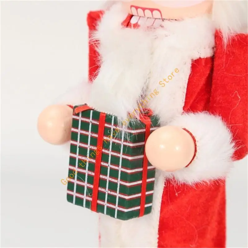 

38cm Christmas Nutcrackers Puppet Painted Baker Soldier Figurine Ornament 55KF