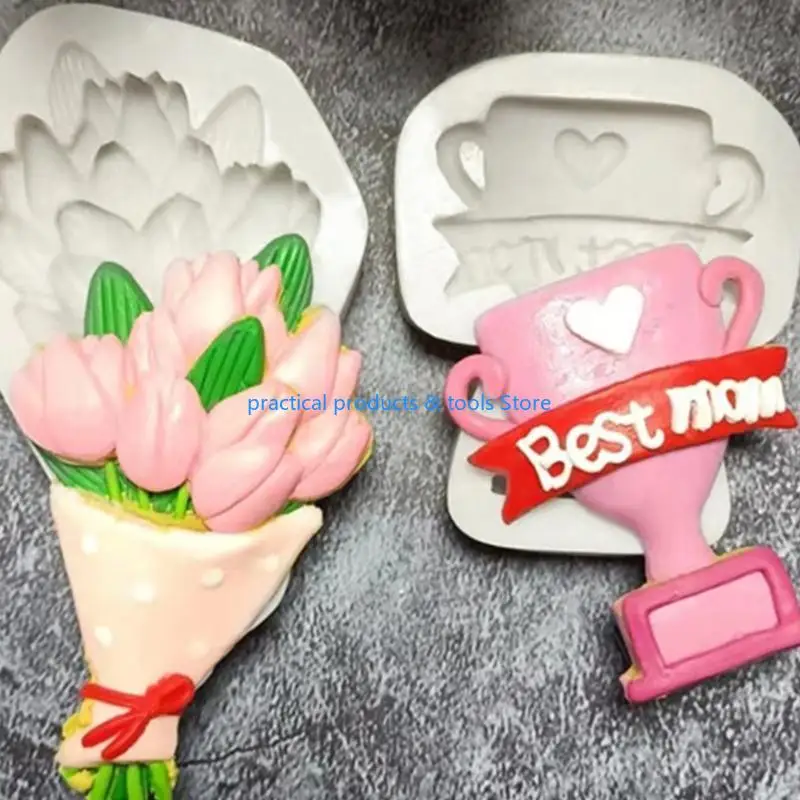 

77JB Biscuit Mould Bouquet Cake Mold Household Baking Supplies Gift