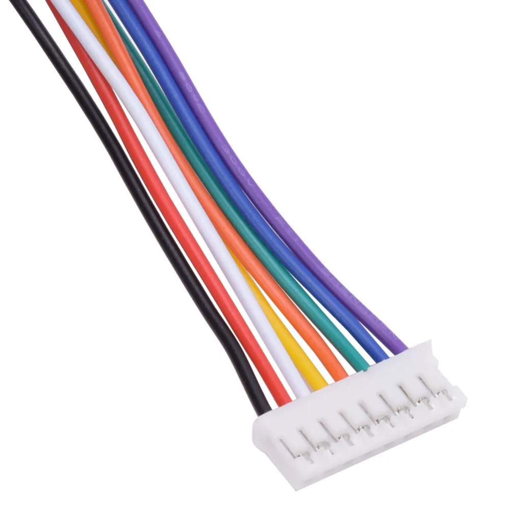 

10 комплектов, практичный 8-контактный разъем для JST PH 2,0 мм, длина 26AWG, 30 см, разъем «папа-мама», провод, кабель, освещение роботов