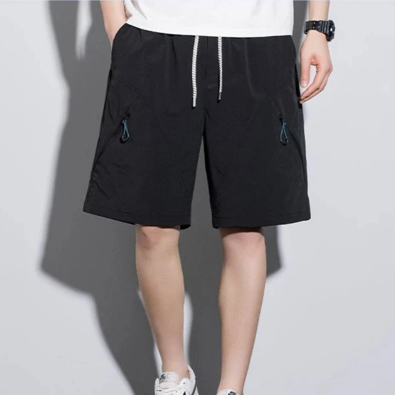 Men's Plus Size Summer Shorts 2 Pack Breathable Casual Basketball Five Quarter Pants