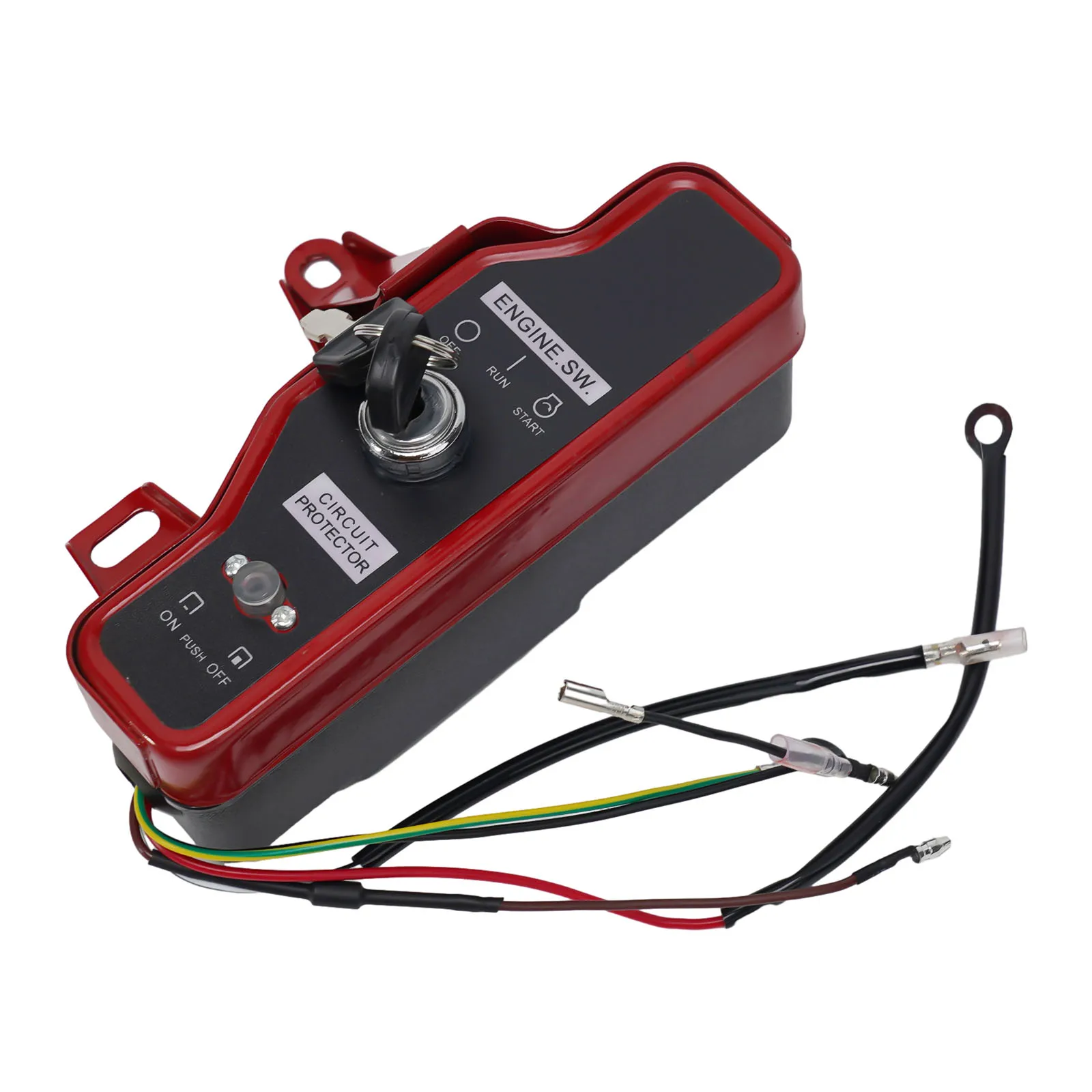 

Электрический выключатель зажигания с 2 ключами для двигателей GX390, подходящий для сельскохозяйственных строительных и газонокосилок