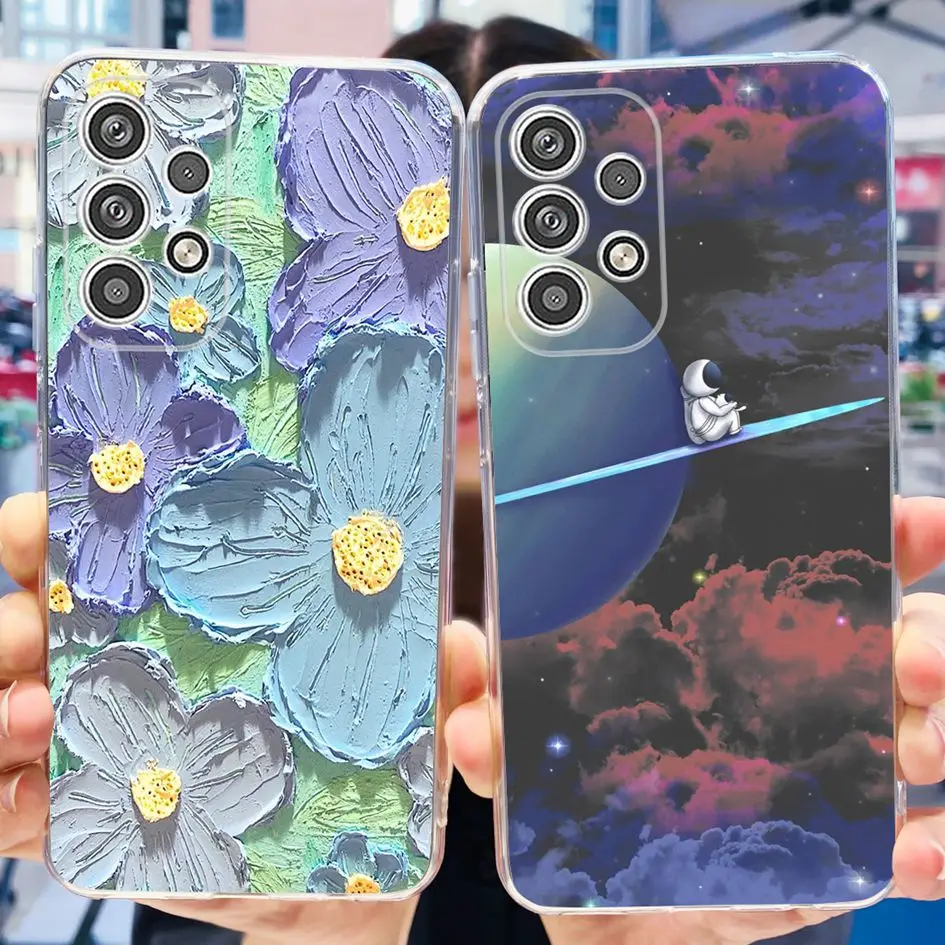For Samsung Galaxy A23 4G Case Galaxy A33 A53 A73 A23 5G Cover Clear Soft Silicone Phone Bumper Funda For Samsung A 53 A 23 Case