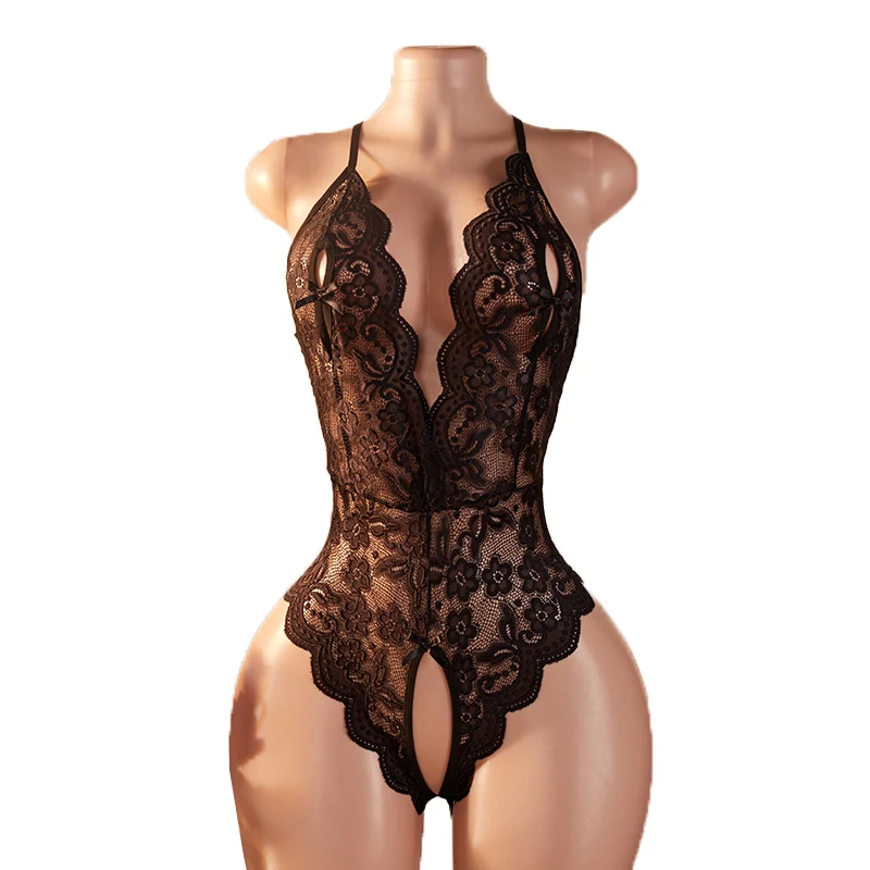 

Черное прозрачное Сетчатое боди с вырезами, сексуальное нижнее белье для женщин, цельнокроеное нижнее белье Onlyfans, экзотический корсет, эротические костюмы