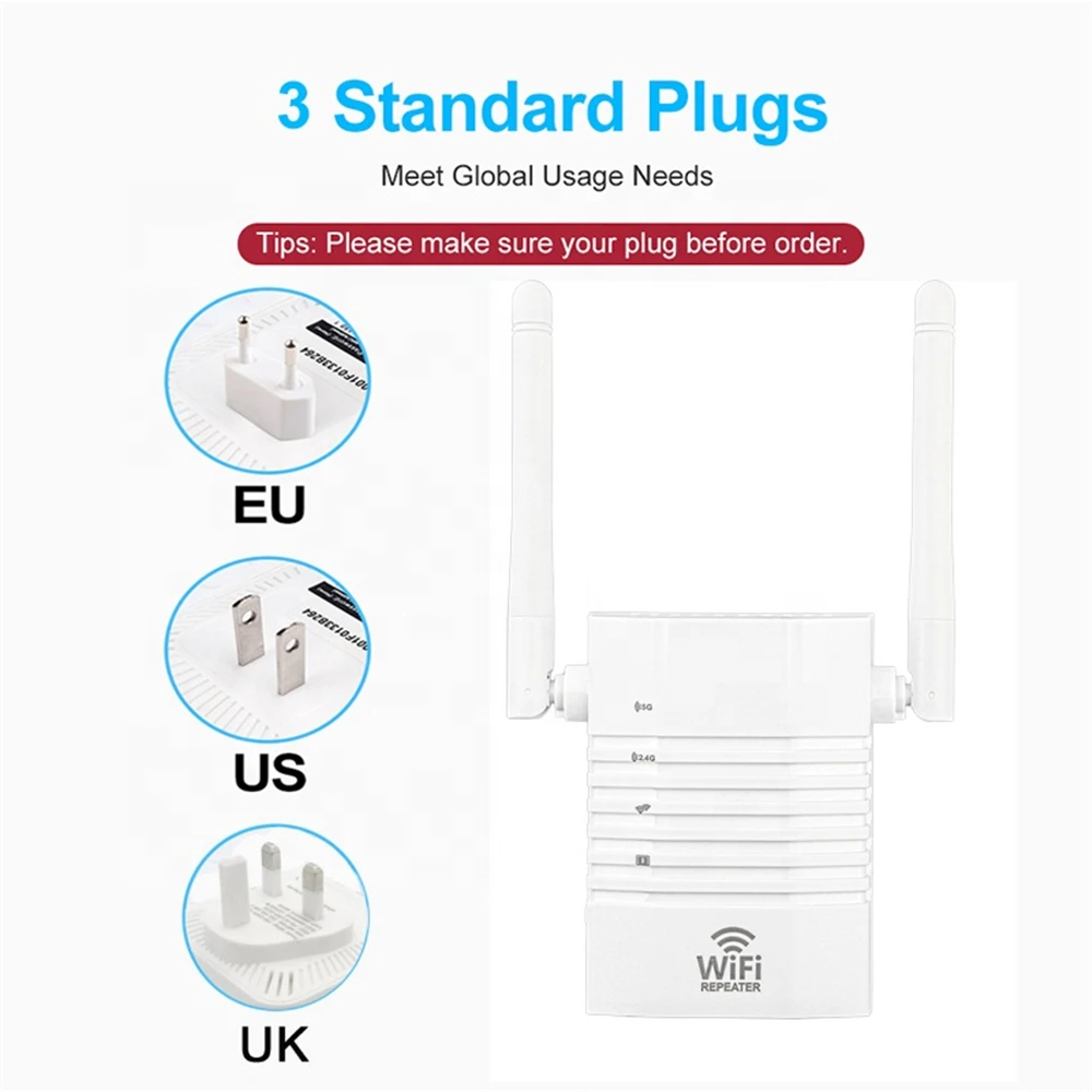 Усилитель сигнала Wi-Fi, 2,4 Мбит/с, G