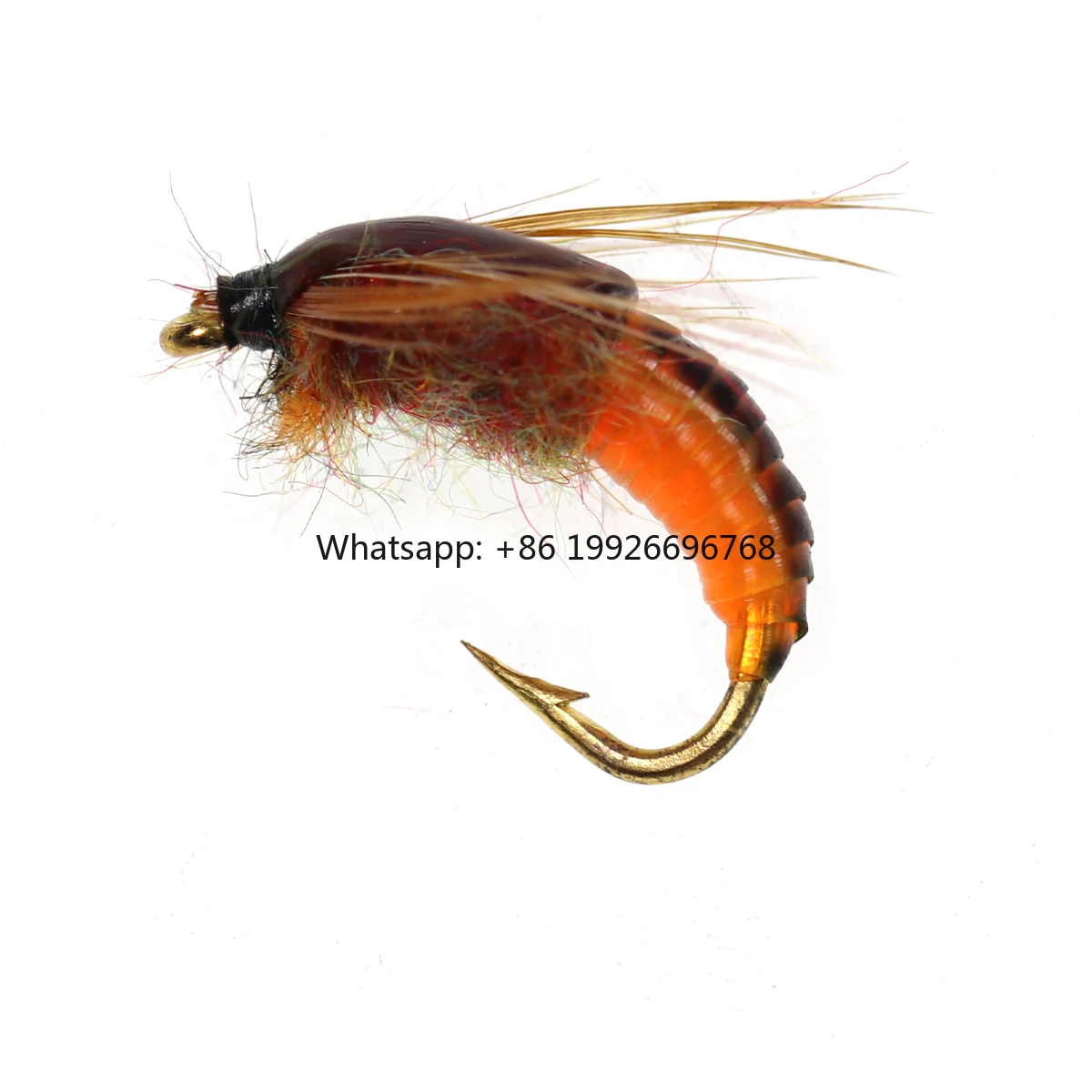 

Realistic Nymph Scud Caddis Pupa Fly Fishing Flies Trout Fishing Artificial Insect Larvae Fly for Fishing Lues Hook manufacture