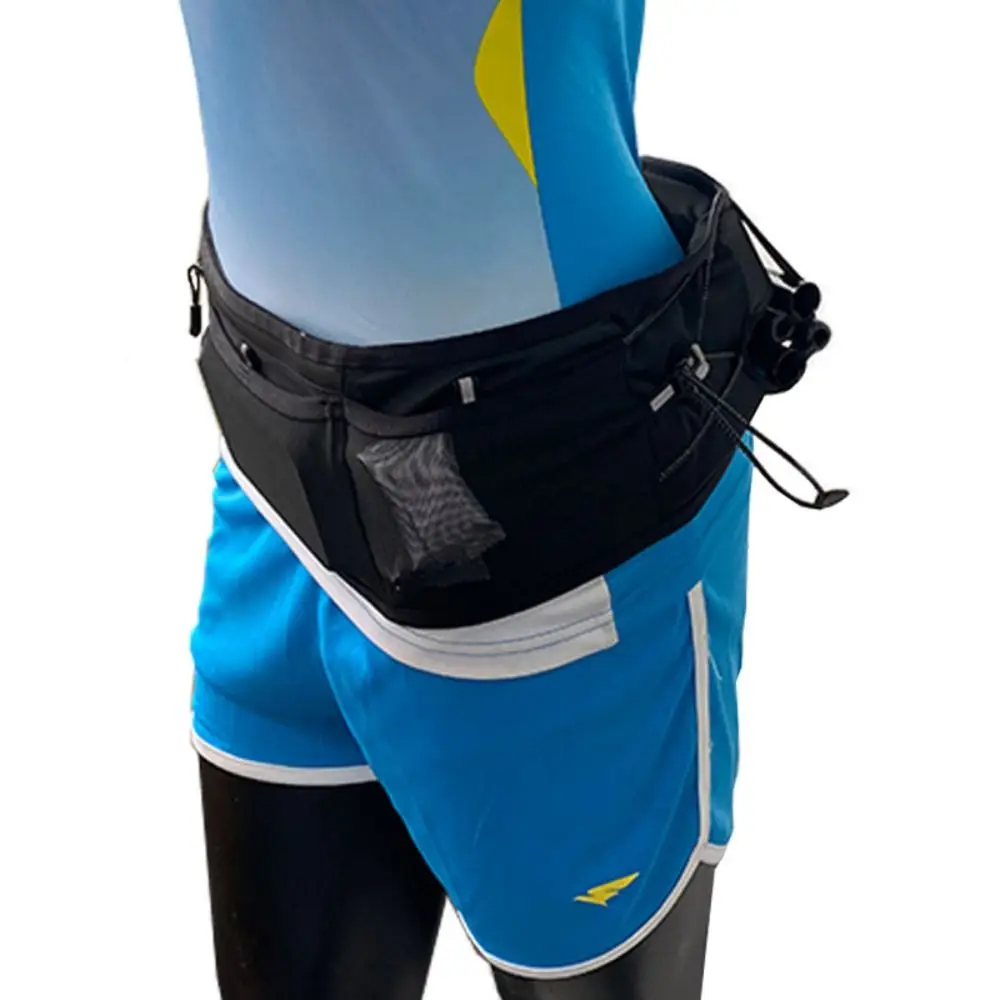 Breathable Running Waist Pack Mobile Phone Bag Large Capacity Running Bag Belt Kettle Bag Elastic Mesh Sports Fanny Pack