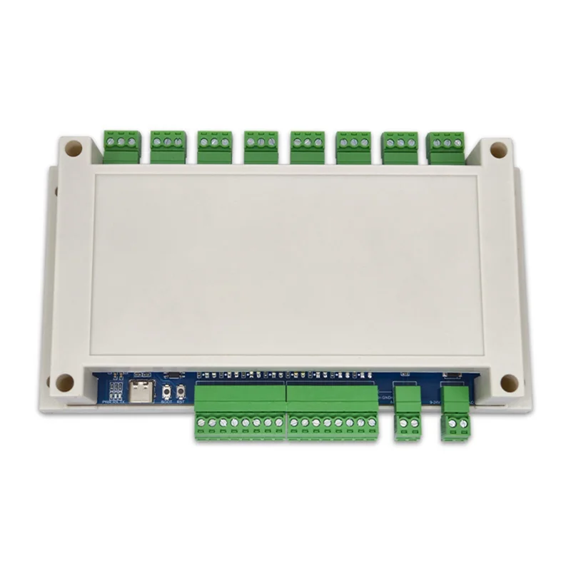 

M18K-ESP32 RS485 Modbus 8-канальный релейный модуль 9-24 В TYPE-C WIFI Bluetooth Поддержка с чехлом
