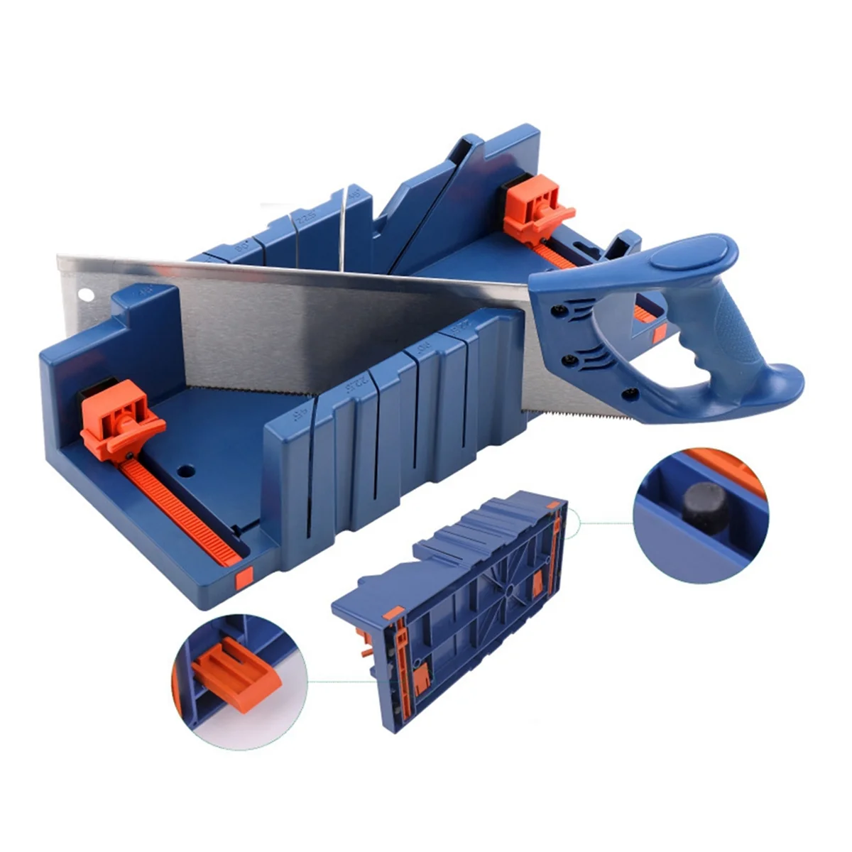 Miter Saw Cabinets Wood Cutting Clamping Miter Saw Box Wood Gypsum Oblique Angle Cutting Tool S