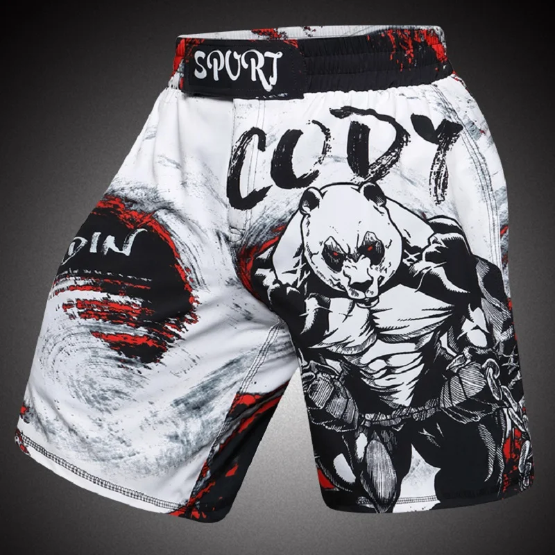 Cody Lundin Mma Fight Shorts Men Lightweight Trunks for Kick Boxing Training Muay Thai BJJ Grappling and Combat Exercise Shorts