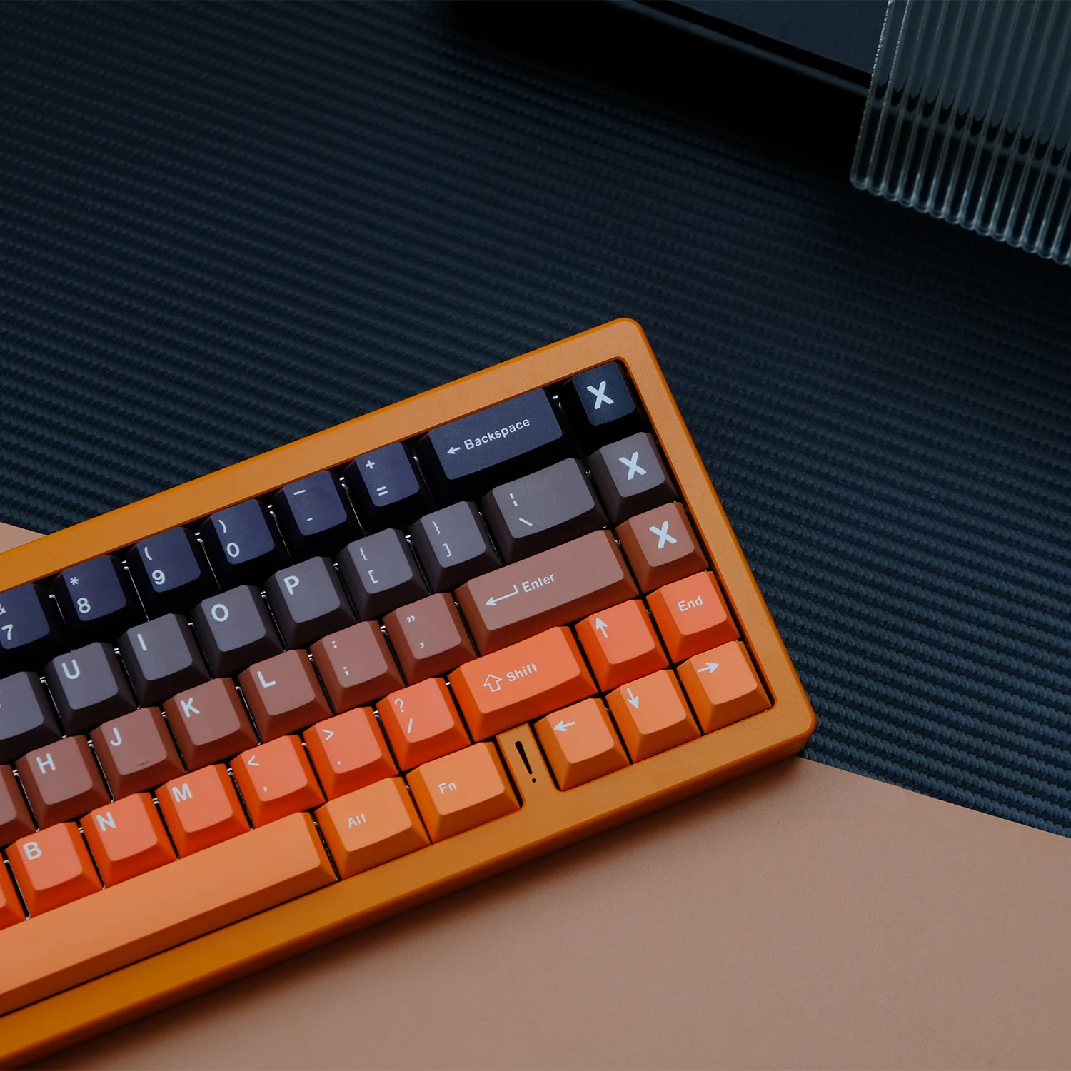 146 Keys Gradient Yellow Sunset Keycaps PBT Cherry Profile Keycaps for MX Switch Games DIY Custom Layout Mechanical Keyboard Cap