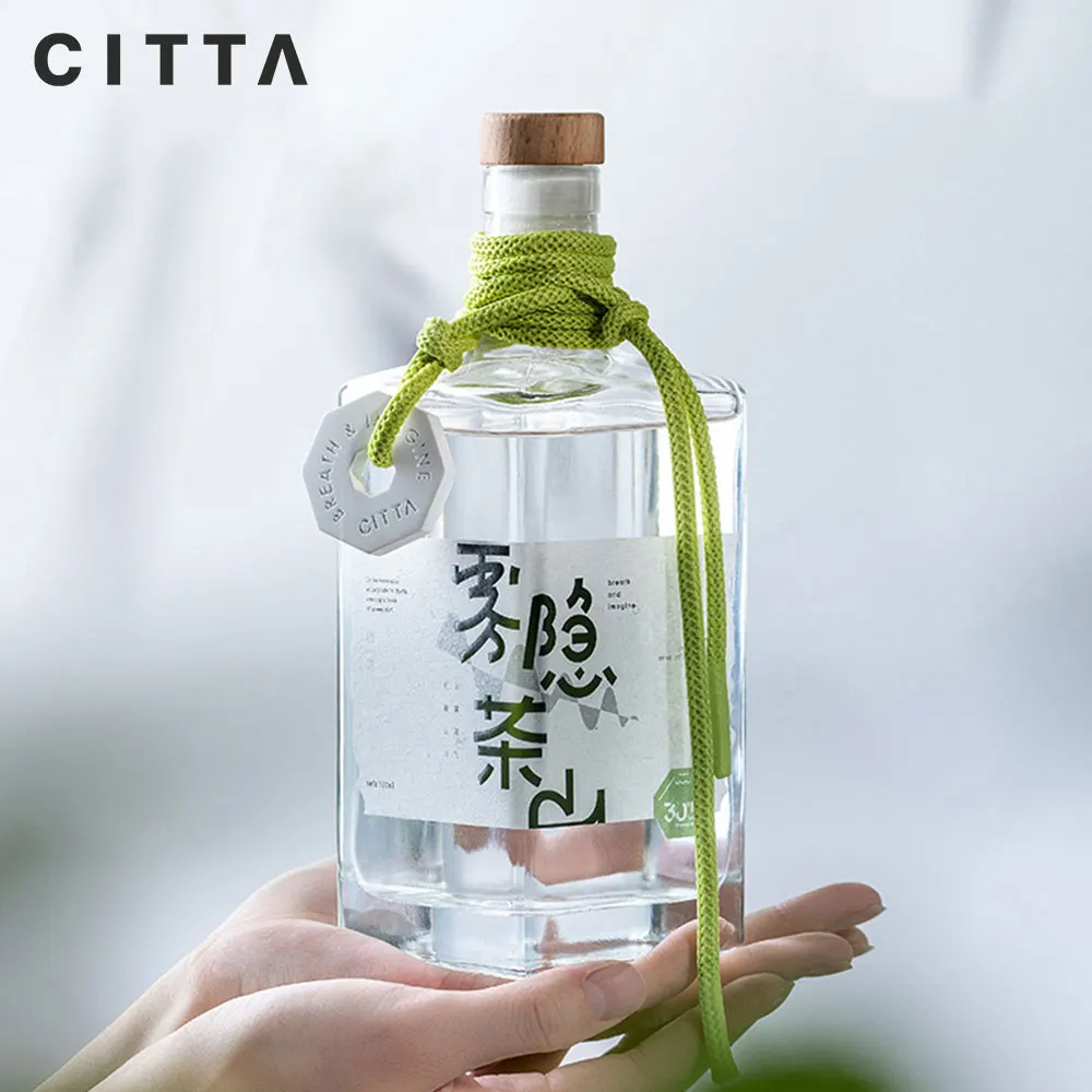 CITTA 500ml Tea Fragrance Essential Oil Reed Diffuser Gift Set Great Aromatherapy Gift for Mom, Dad, Grandma or Aunt