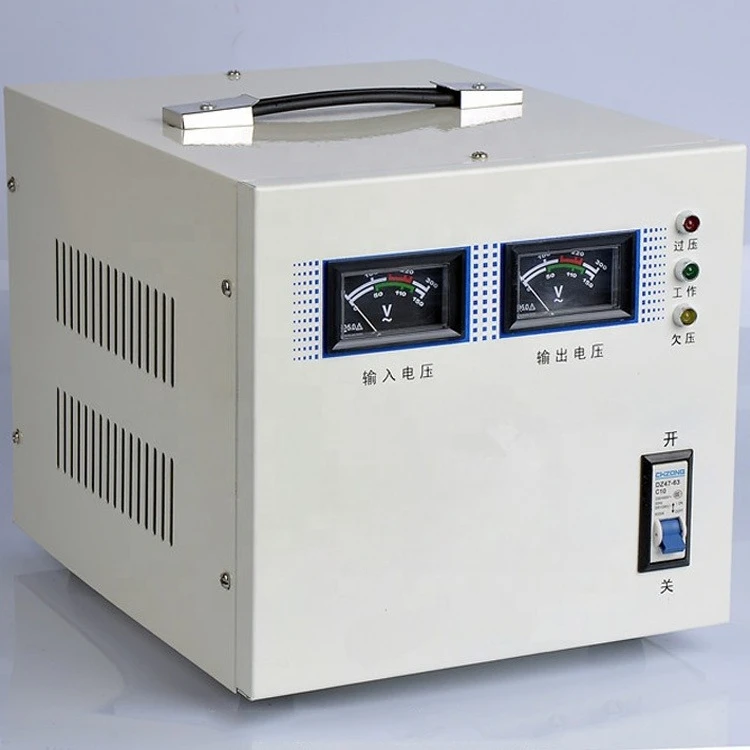 Household SVC-5000VA Automatic AVR 110V 220V Single Phase Regulator