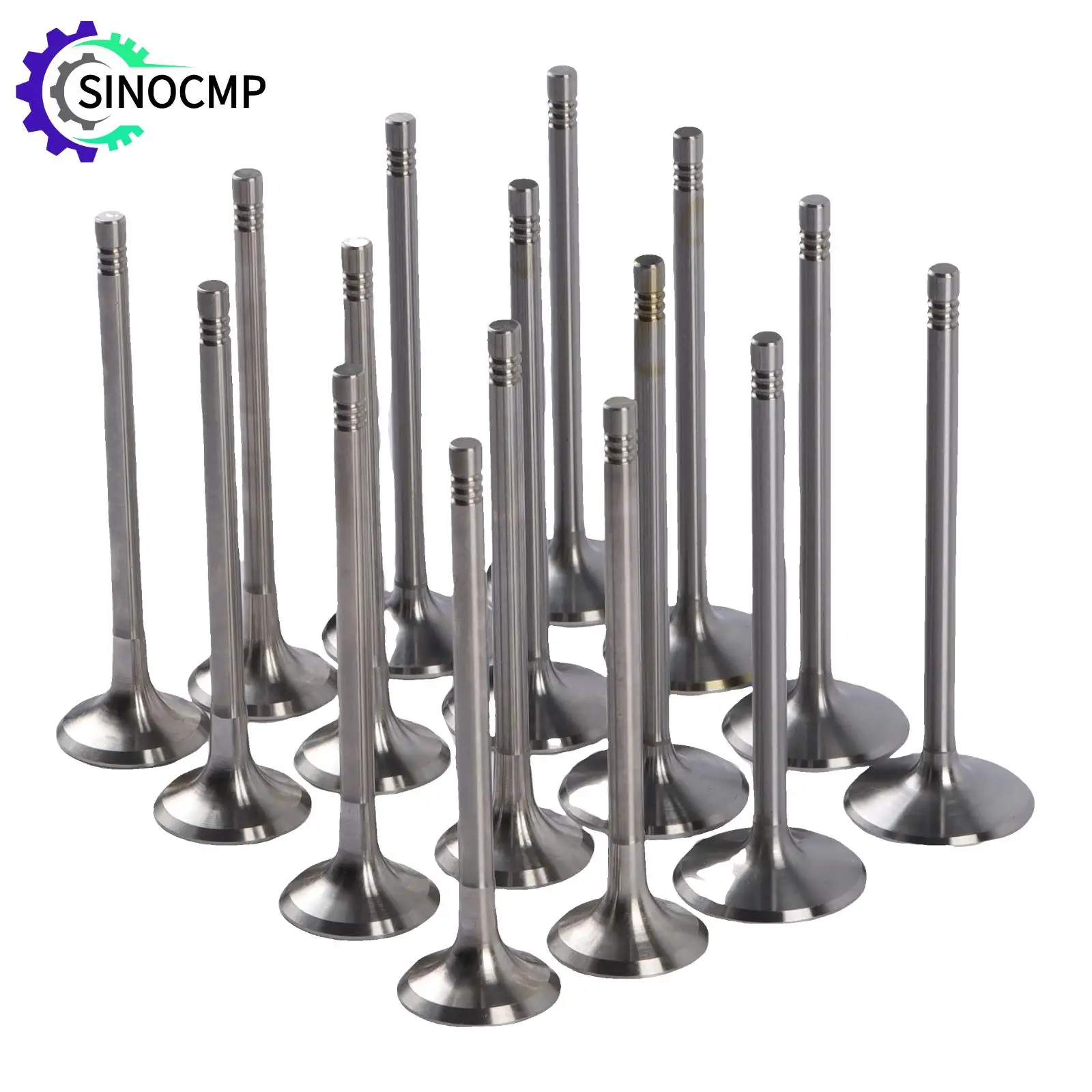 

16pcs Engine Intake Exhaust Valve 6mm Kit 06D109601M 06D109611H For VW Beetle Golf GTI Jetta GLI AUDI A3 A4 Q5 Seat 1.8 2.0 TFSI