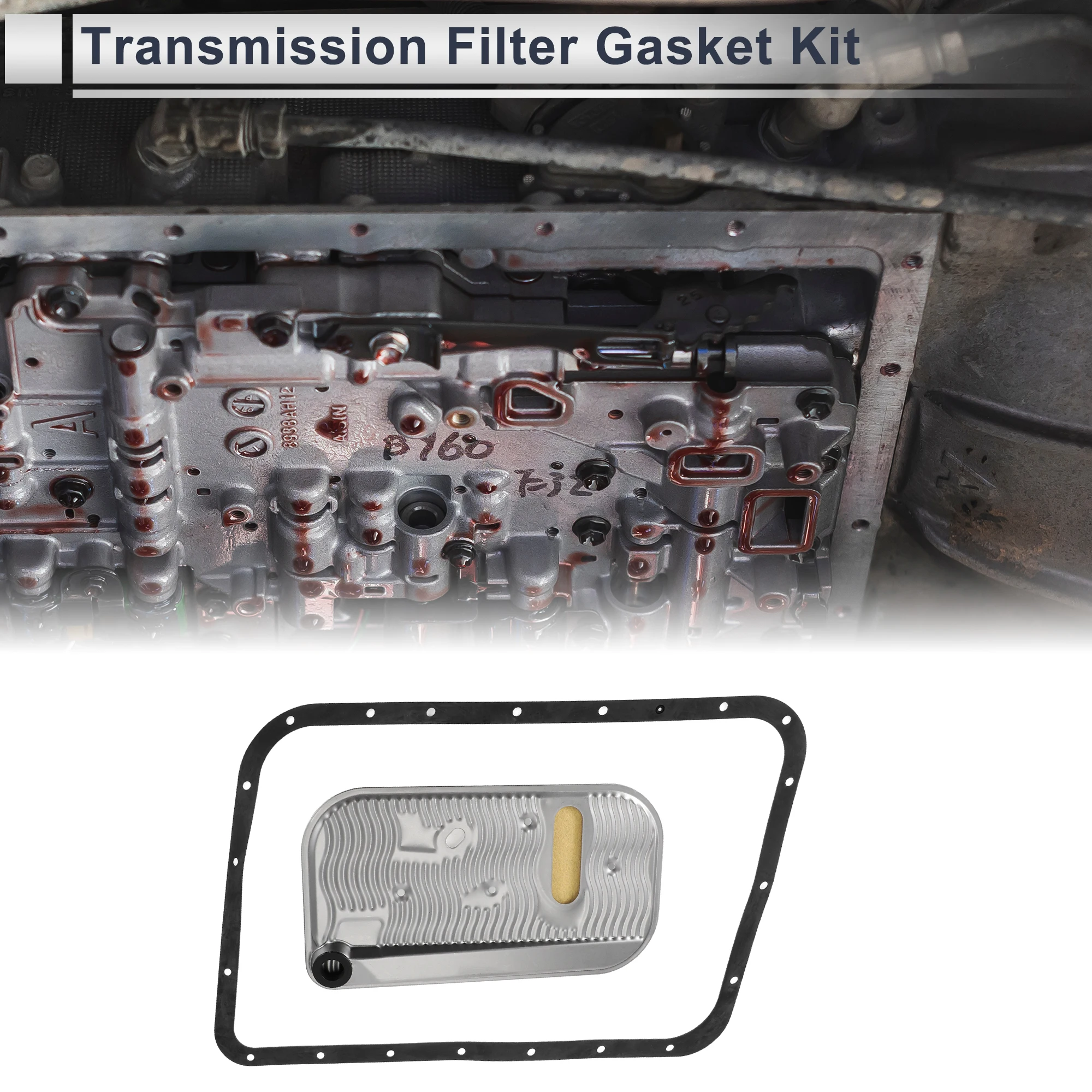 UXCELL TH400 motortransmissiefilter nr. 6437741/6259423 voor Buick Wildcat 1968-1970