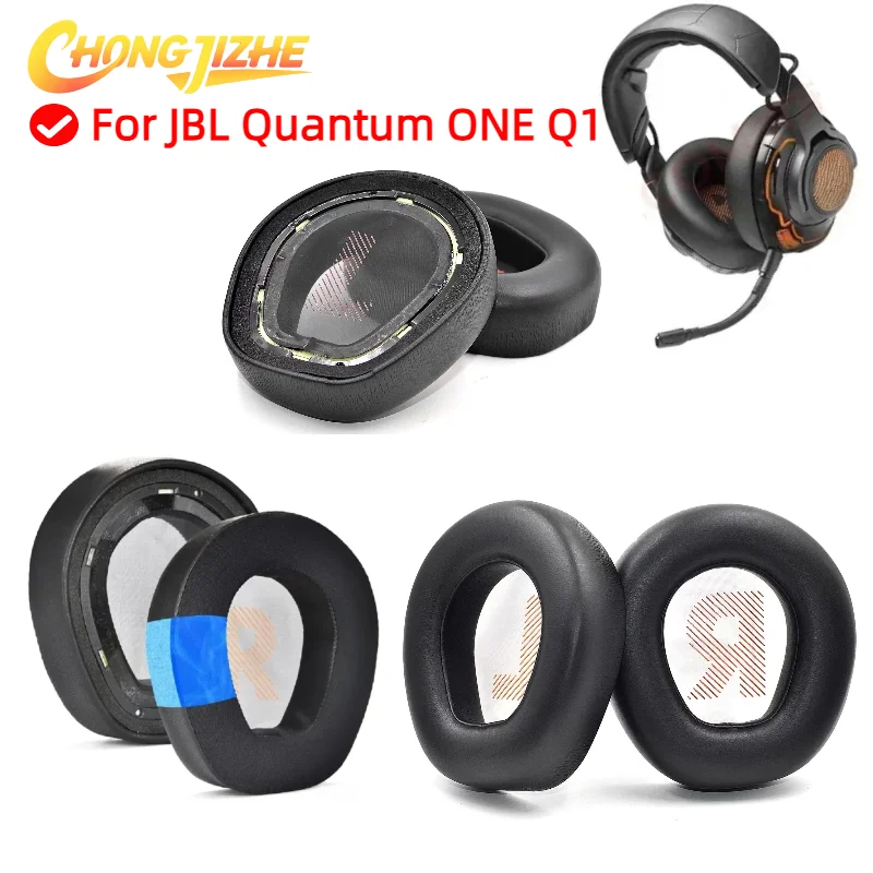 

Replacement Leather Sleeve Cooling Gel Earmuff for JBL Quantum ONE Q1 Headphones Earmuff Ear cushions