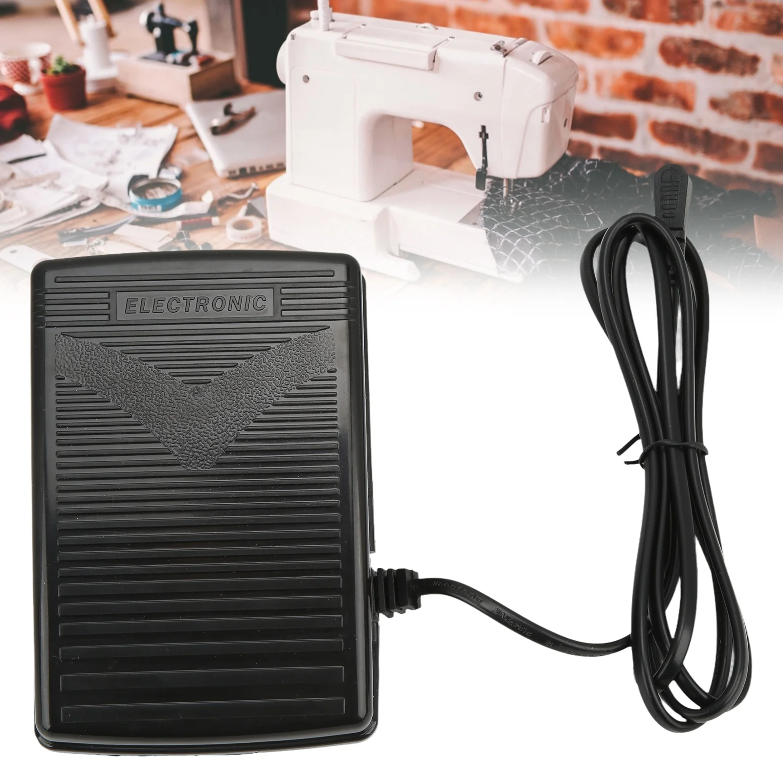 Sewing Machine Foot Control Pedal Plastic Material Sewing Machine Foot Controller For Singer SC220 6160 6180 5400 XL‑400