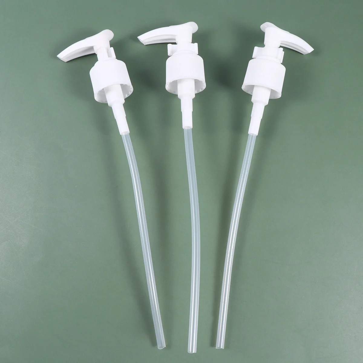 

6Pcs Bottle Press Pump Head 24mm White Soap Dispenser Replacement Easy Control for Shampoo Lotion Bathroom Kitchen