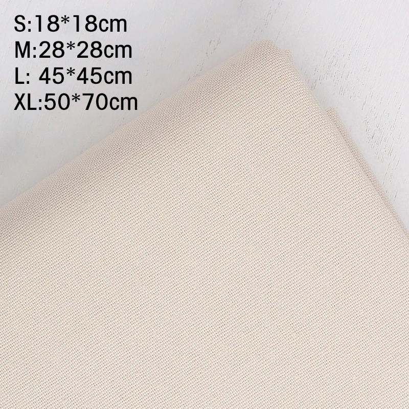 1PC Cotton Linen Solid Fabric Embroidered Cross Stich Clothing For Embroidery Needlework Fabric DIY Craft Sewing Supplies